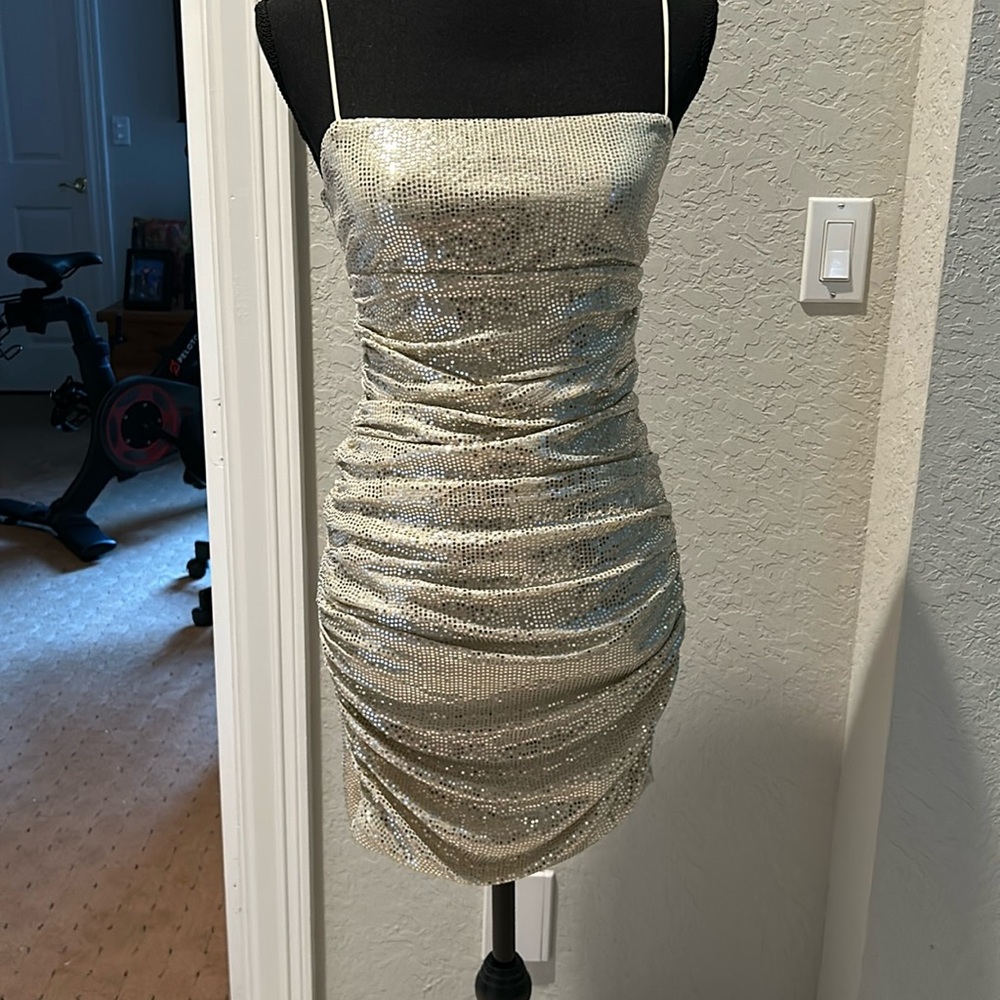 Homecoming Fitted mini dress